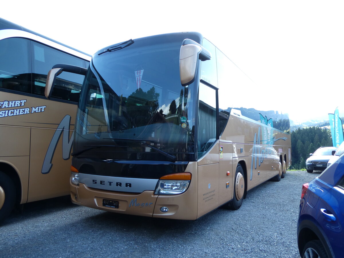 (237'807) - Moser, Teuffenthal - (BE 45'547) - Setra (ex Arnold, D-Dietmannsried) am 3. Juli 2022 in Teuffenthal, Garage