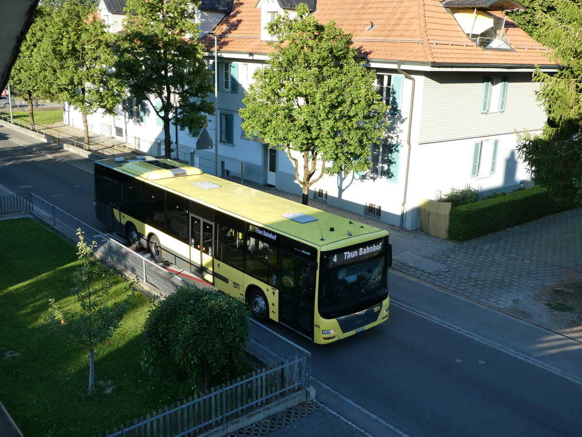 (237'907) - STI Thun - Nr. 188/BE 804'188 - MAN am 8. Juli 2022 in Thun-Lerchenfeld, Langestrasse