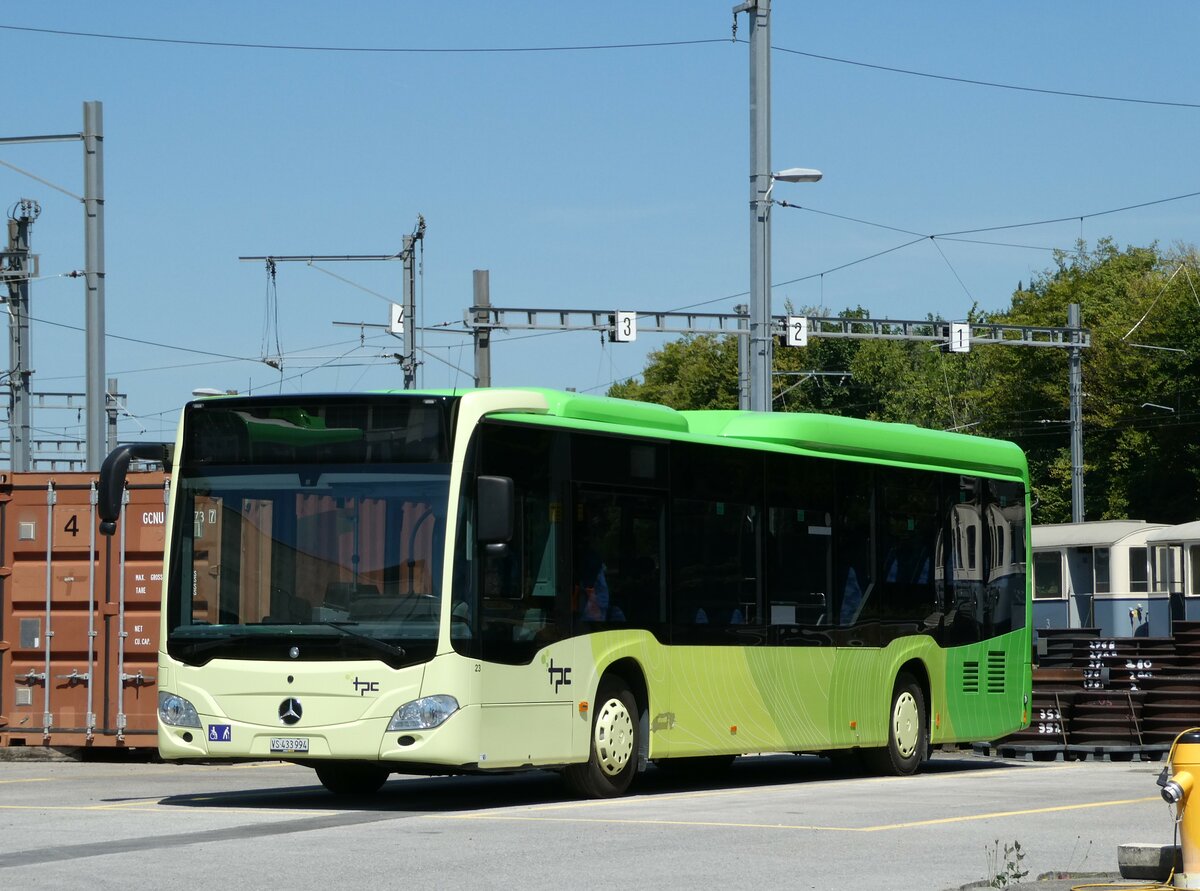 (238'123) - TPC Aigle - Nr. 23/VS 433'994 - Mercedes (ex Mller, D-Biblis) am 16. Juli 2022 in Aigle, Dpt