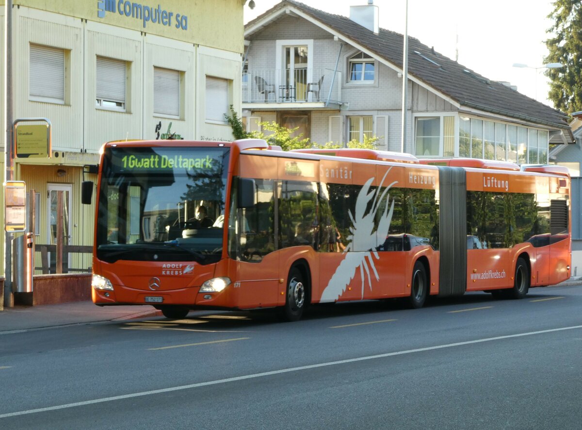 (238'205) - STI Thun - Nr. 171/BE 752'171 - Mercedes am 16. Juli 2022 in Thun, Strandbad