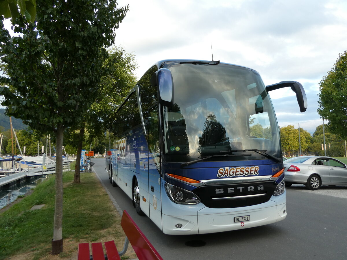 (238'476) - Sgesser, Wintersingen - Nr. 4/BL 7301 - Setra am 27. Juli 2022 in Thun, Strandbad