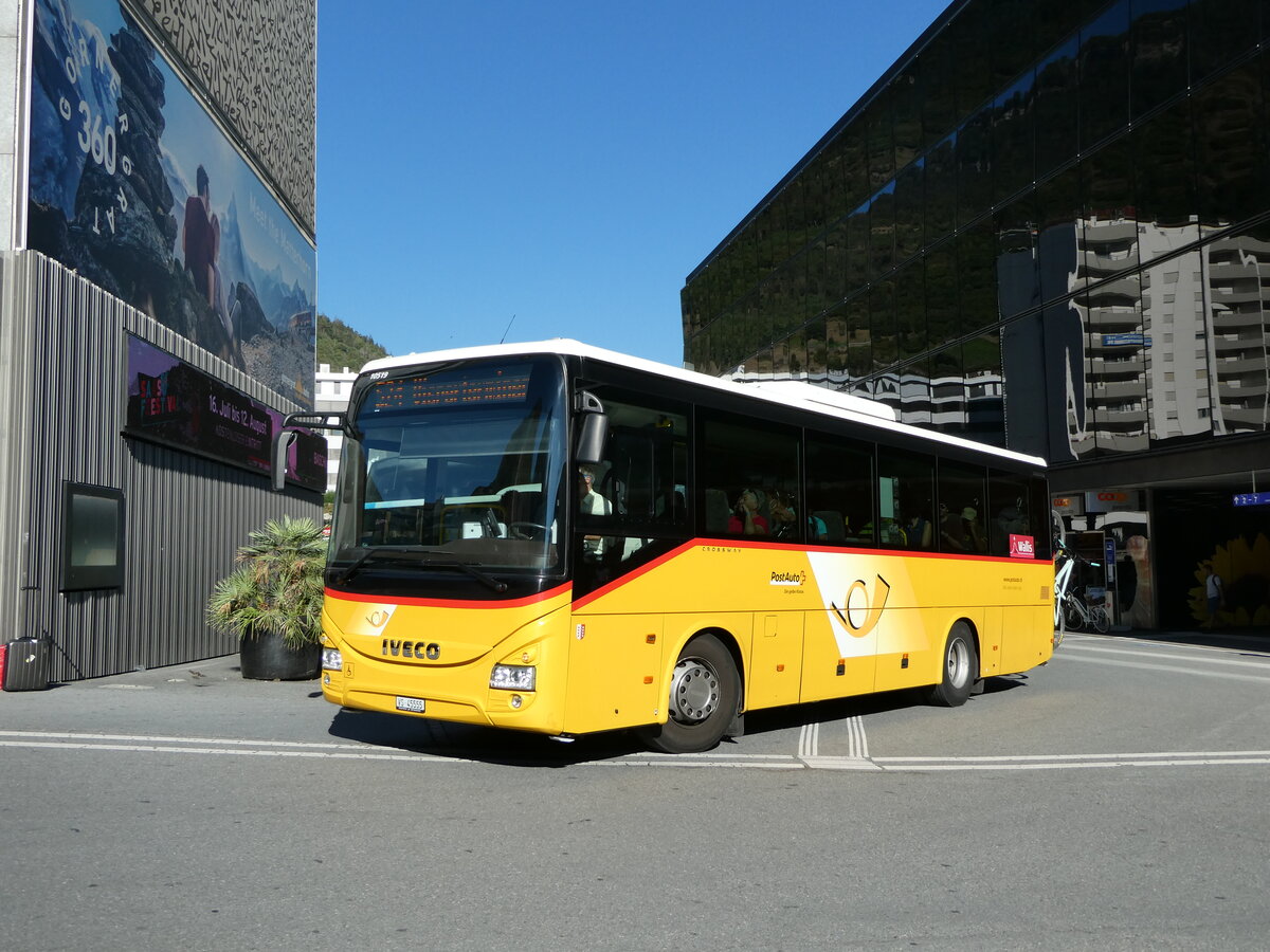 (238'652) - BUS-trans, Visp - VS 45'555 - Iveco am 31. Juli 2022 beim Bahnhof Visp