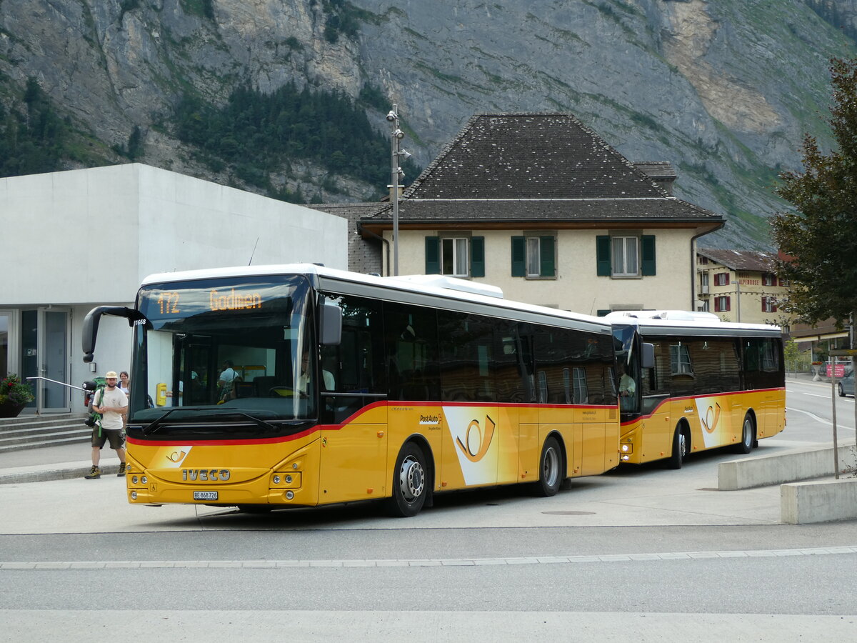 (238'793) - Flck, Brienz - Nr. 26/BE 868'726 - Iveco am 1. August 2022 in Innertkirchen, Grimseltor