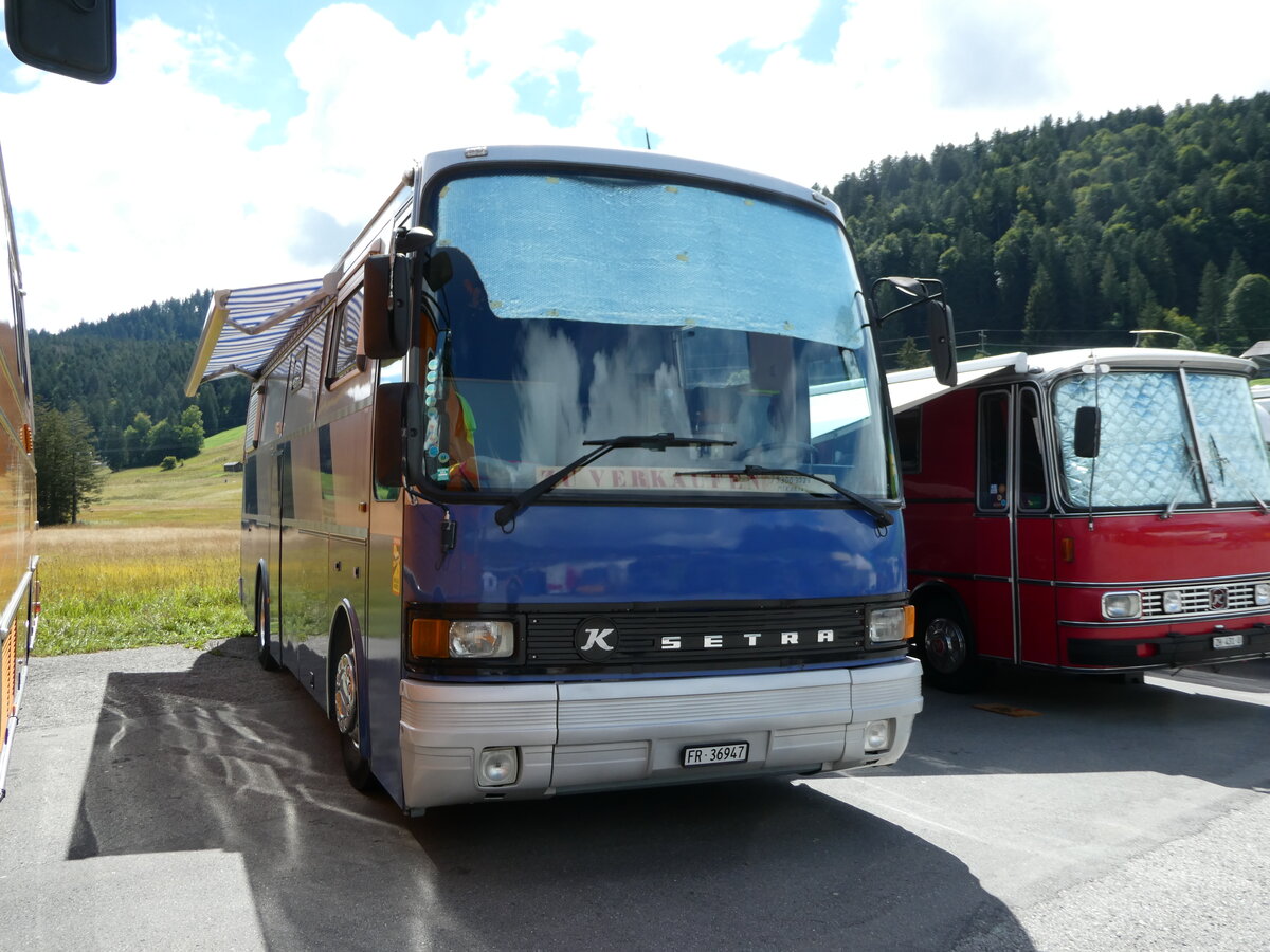 (239'191) - Bchler, Bsingen - FR 36'947 - Setra (ex AAGI Interlaken Nr. 30) am 20. August 2022 in Wildhaus, Munzenriet