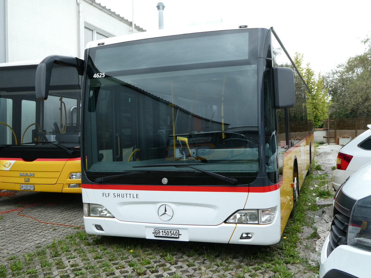 (239'282) - PostAuto Graubnden - Nr. 3/GR 150'540 - Mercedes (ex PostAuto Nordschweiz) am 20. August 2022 in Uznach, Garage