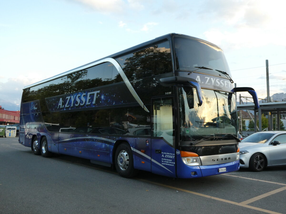 (239'468) - Zysset, Kirchdorf - Nr. 66/BE 884'466 - Setra am 25. August 2022 in Thun, CarTerminal