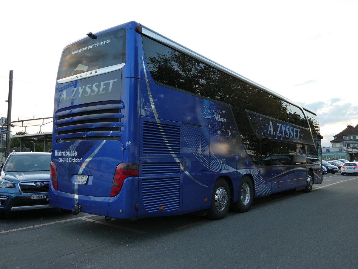 (239'469) - Zysset, Kirchdorf - Nr. 66/BE 884'466 - Setra am 25. August 2022 in Thun, CarTerminal