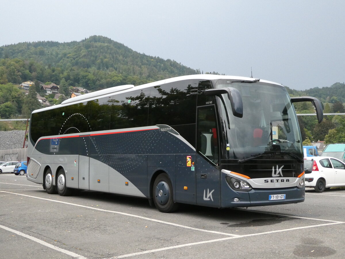 (239'486) - Aus Frankreich: Schmitt, Muttersholtz - FT 101 GT - Setra am 26. August 2022 in Thun, Seestrasse