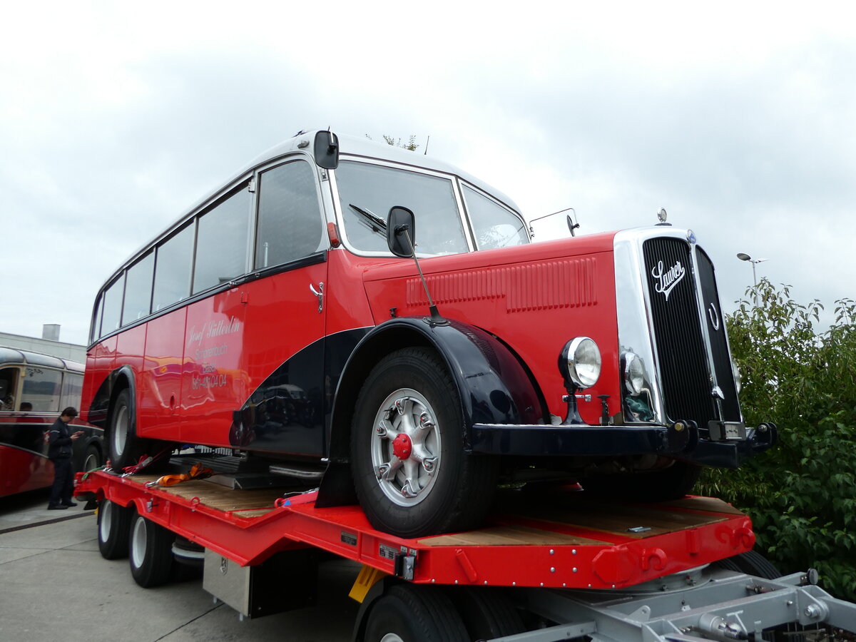 (239'692) - Stterlin, Schnenbuch - Saurer/Gangloff (ex Geiger, Adelboden Nr. 11; ex P 23'100; ex P 2153) am 27. August 2022 in Oberkirch, CAMPUS Sursee