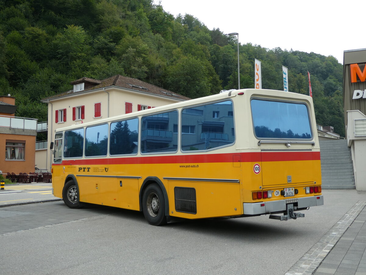 (239'753) - Roth, Zrich - SH 36'376 - Saurer/Tscher (ex Looser, Elm; ex Mattli, Wassen) am 28. August 2022 in Wolhusen, Markt