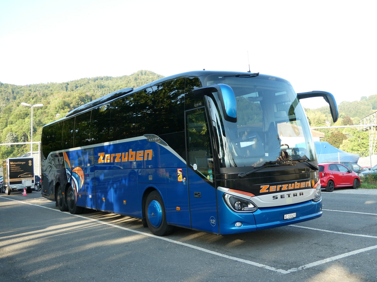 (239'895) - Zerzuben, Visp-Eyholz - Nr. 12/VS 100'431 - Setra am 29. August 2022 in Thun, Seestrasse