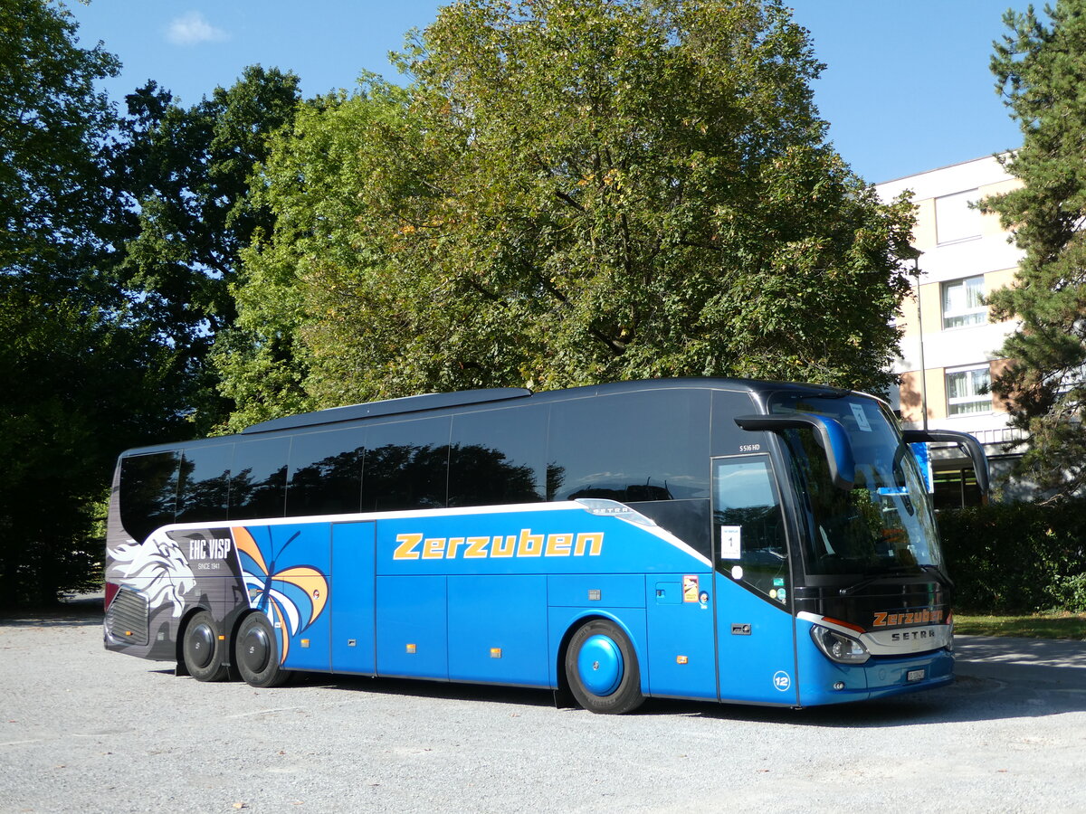 (239'950) - Zerzuben, Visp-Eyholz - Nr. 12/VS 100'431 - Setra am 6. September 2022 in Thun, Lachenwiese