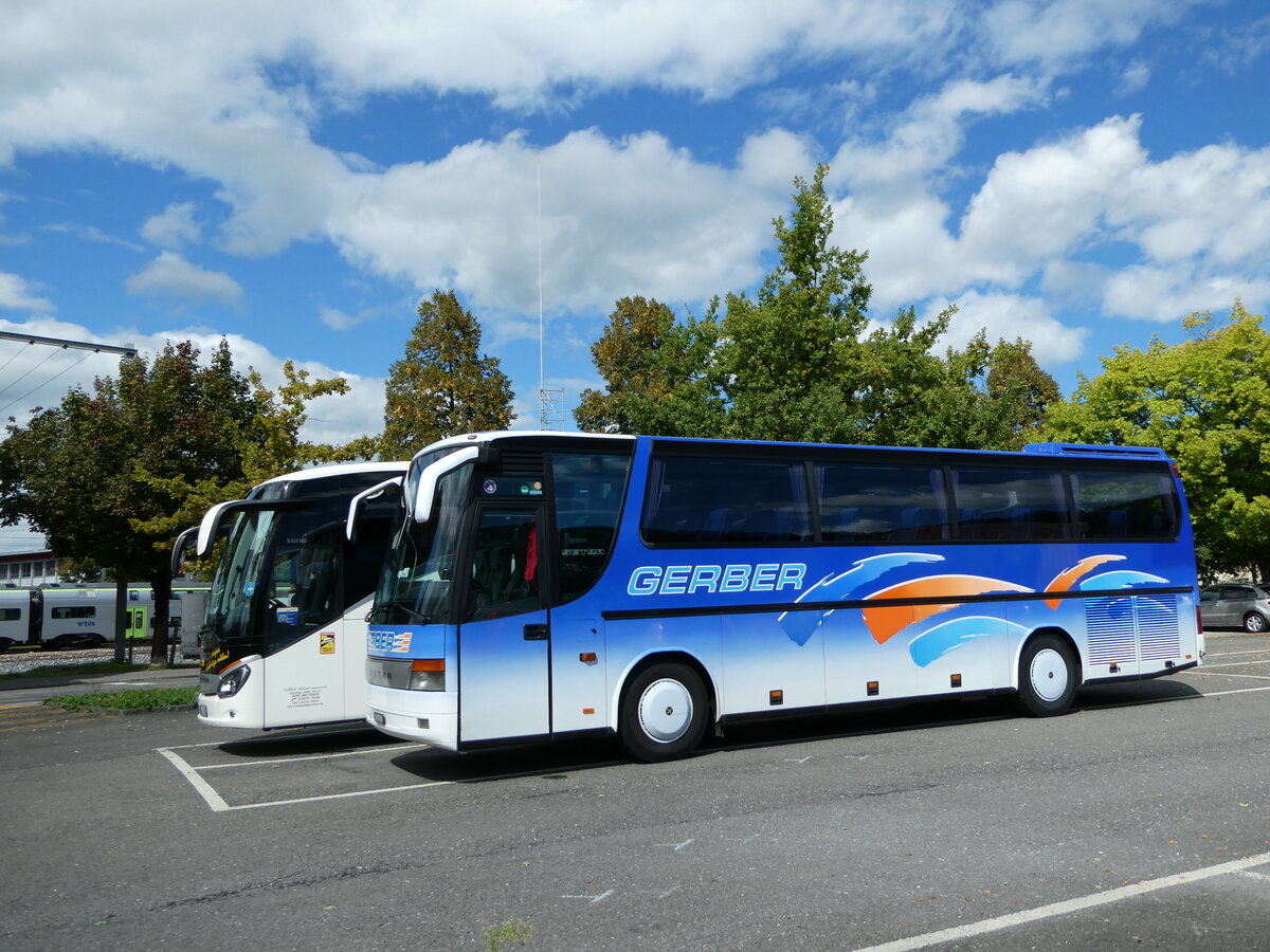 (239'984) - Gerber, Roggwil - Nr. 8/BE 228'665 - Setra am 8. September 2022 in Thun, Seestrasse