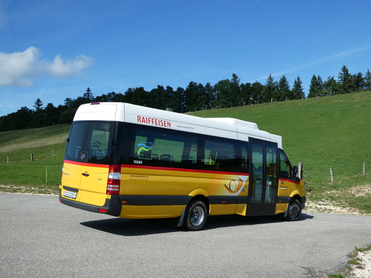 (240'120) - Wyss, Boningen - SO 21'287 - Mercedes am 18. September 2022 in Herbetswil, Hinterer Brandberg