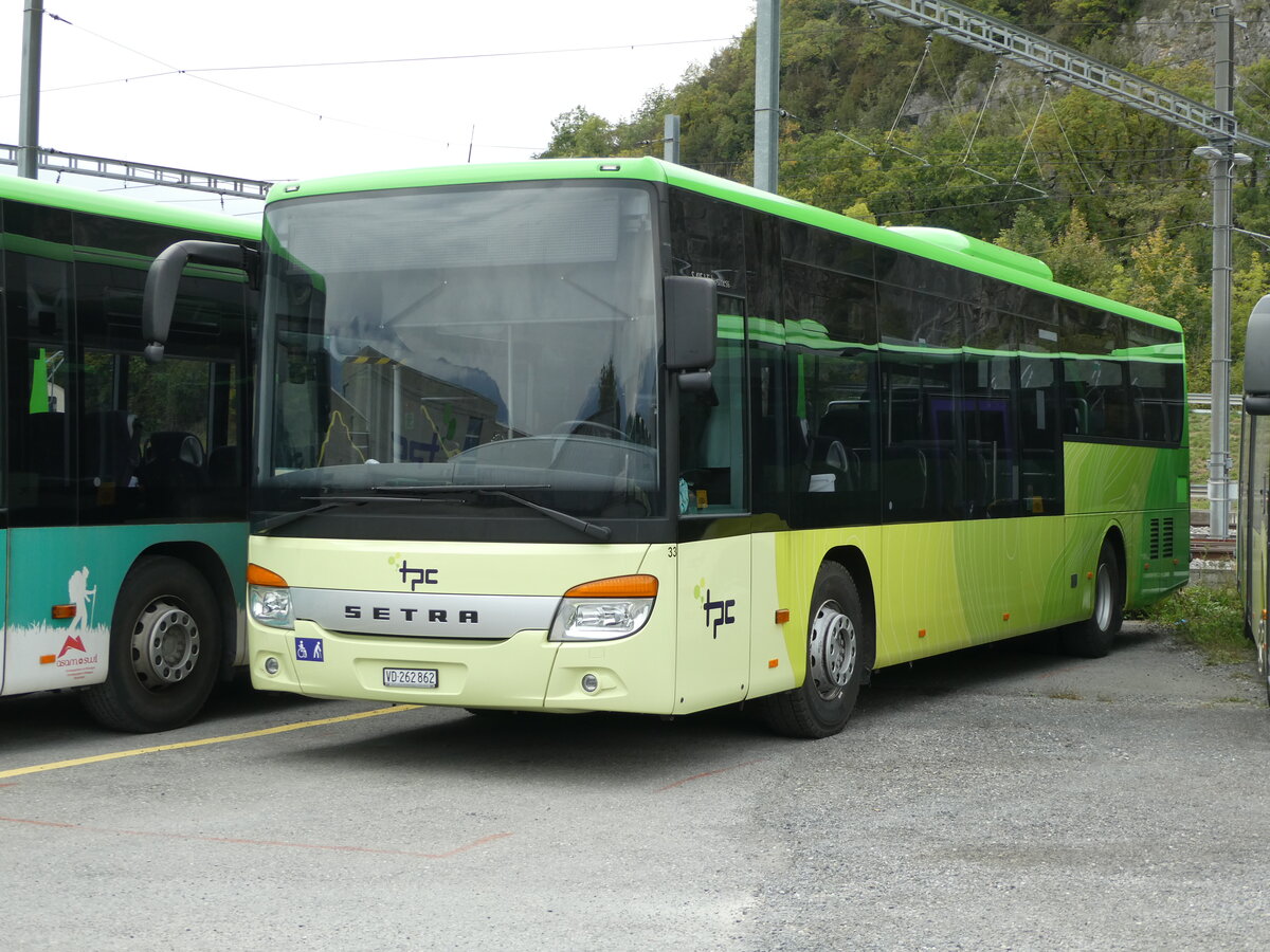 (240'665) - TPC Aigle - Nr. 33/VD 262'862 - Setra (ex Volnbusz, H-Budapest) am 8. Oktober 2022 in Aigle, Dpt