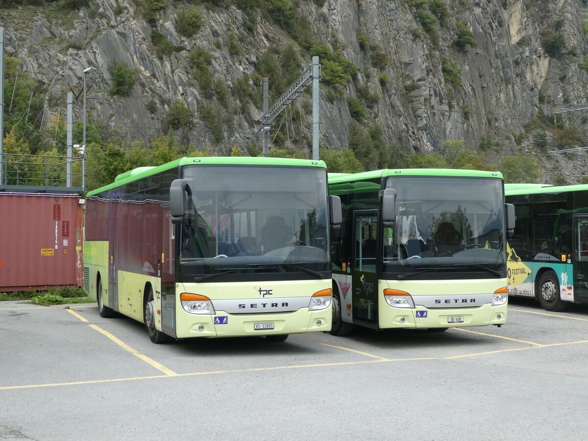 (240'669) - TPC Aigle - Nr. 24/VS 11'805 - Setra (ex Volnbusz, H-Budapest) am 8. Oktober 2022 in Aigle, Dpt