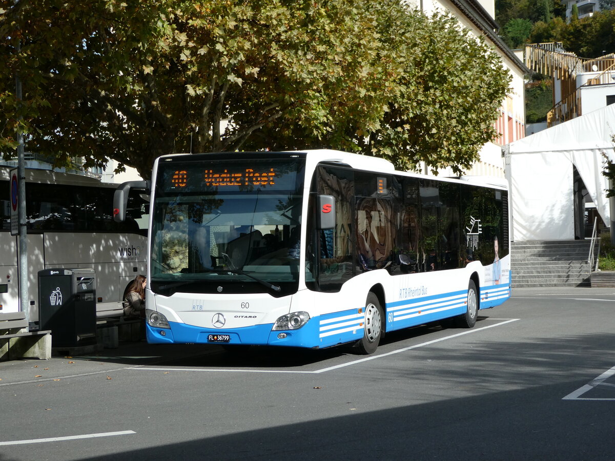 (240'943) - Schdler, Triesenberg (RTB 60) - FL 36'799 - Mercedes am 11. Oktober 2022 in Vaduz, Stdtle