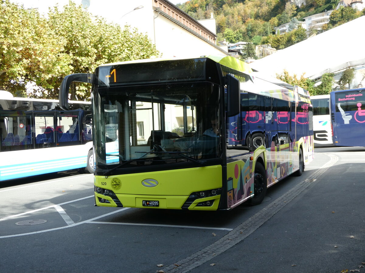 (240'955) - BOS PS Anstalt, Vaduz - Nr. 520/FL 40'205 - Solaris am 11. Oktober 2022 in Vaduz, Stdtle