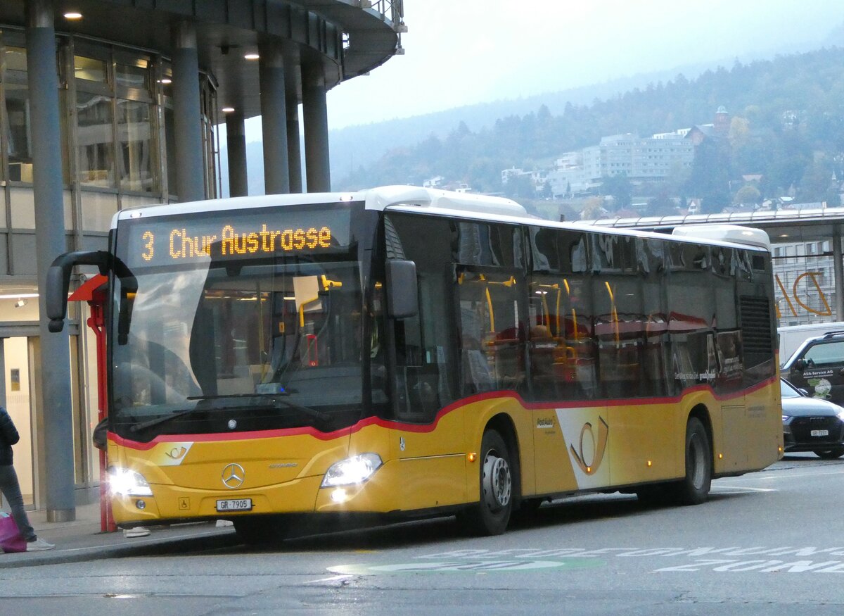 (241'171) - Dnser, Trimmis - GR 7905 - Mercedes am 12. Oktober 2022 in Chur, Post 1