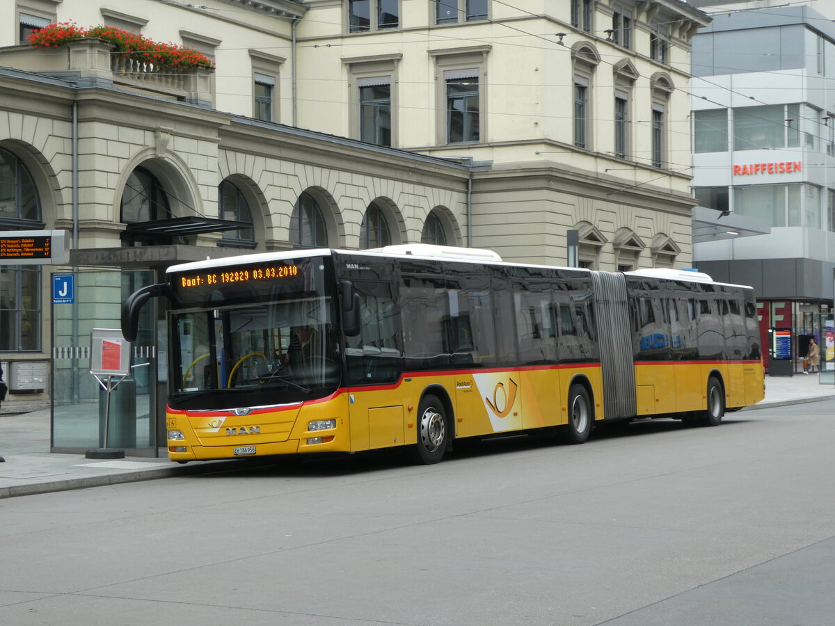 (241'578) - Moser, Flaach - Nr. 293/ZH 186'956 - MAN am 20. Oktober 2022 beim Hauptbahnhof Winterthur