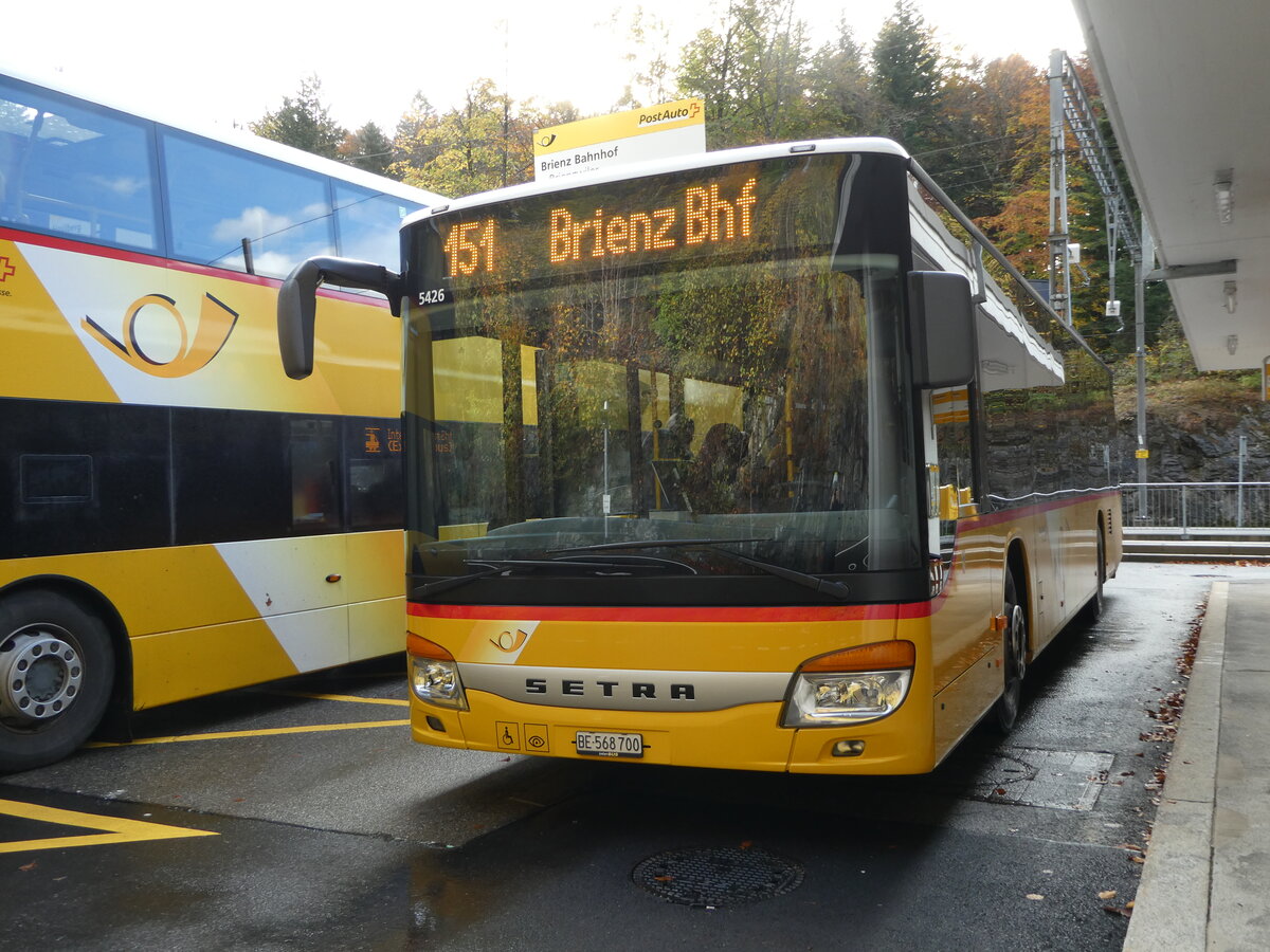 (241'704) - Flck, Brienz - Nr. 3/BE 568'700 - Setra am 22. Oktober 2022 auf dem Brnigpass