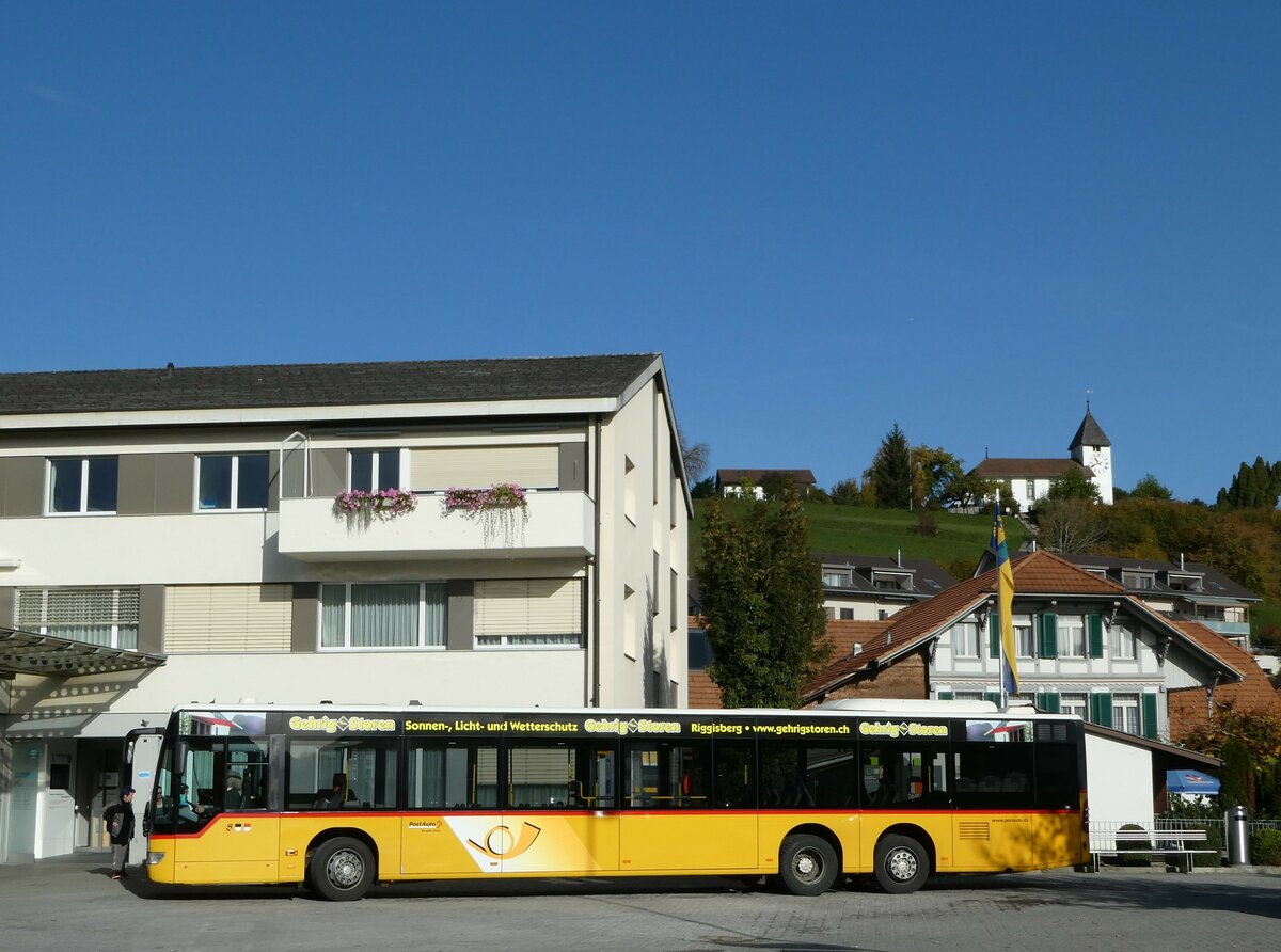 (241'887) - Engeloch, Riggisberg - Nr. 5/BE 447'403 - Mercedes (ex AVA Biel Nr. 3) am 28. Oktober 2022 in Riggisberg, Post