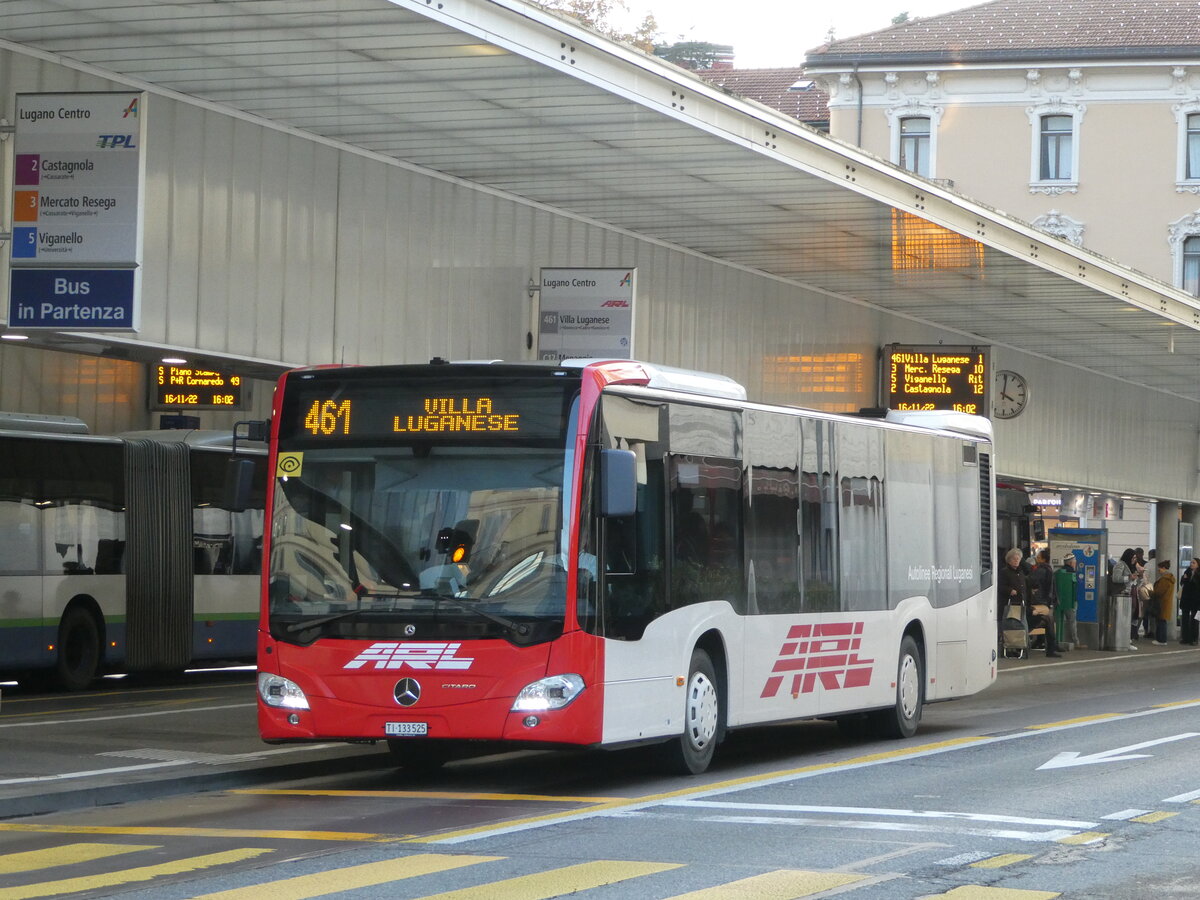 (242'833) - ARL Viganello - Nr. 25/TI 133'525 - Mercedes am 16. November 2022 in Lugano, Centro