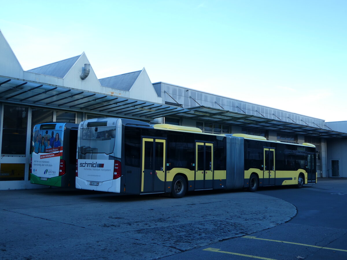 (243'157) - STI Thun - Nr. 708/BE 865'708 - Mercedes am 27. November 2022 in Thun, Garage