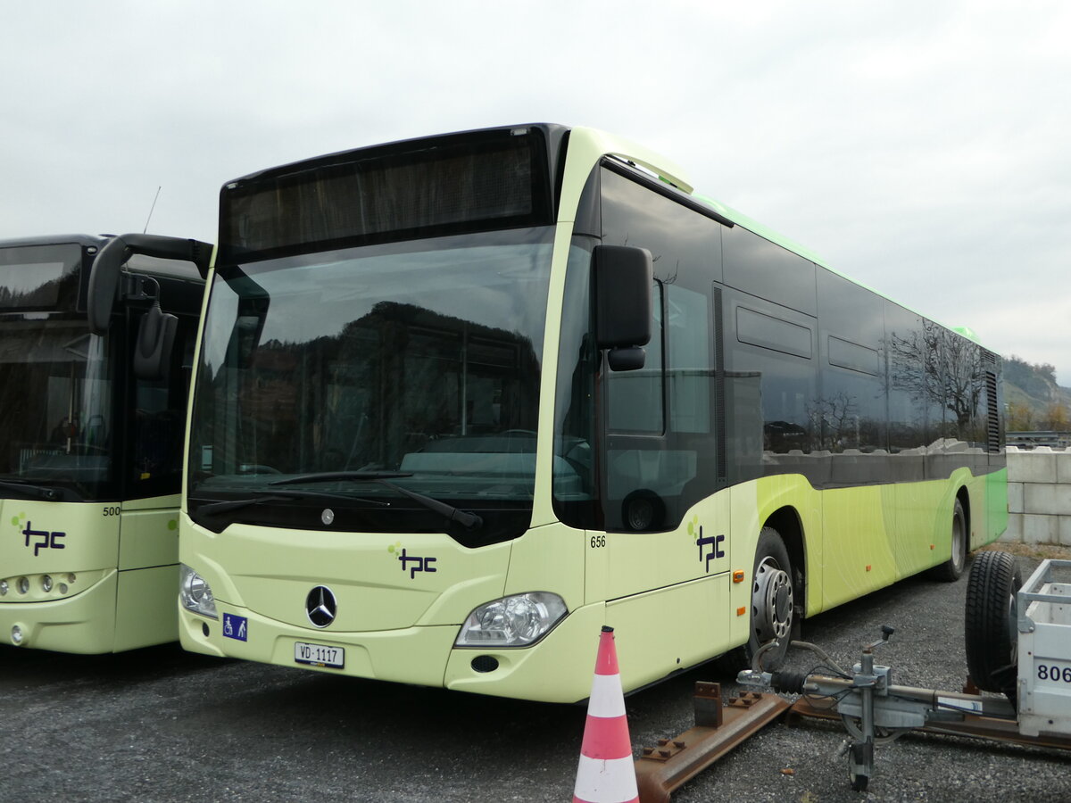 (243'420) - TPC Aigle - Nr. 656/VD 1117 - Mercedes (ex Borini, F-Combloux) am 3. Dezember 2022 in Aigle, Dpt