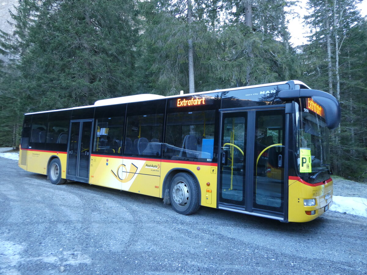 (244'661) - Steiner, Messen - SO 21'820/PID 5014 - MAN am 7. Januar 2023 in Adelboden, Unter dem Birg