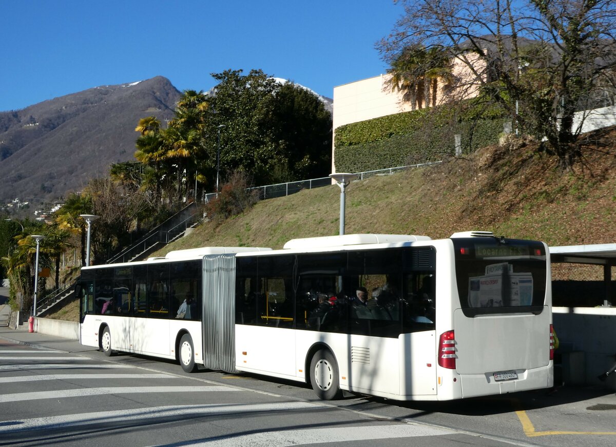 (244'897) - Intertours, Domdidier - Nr. 480/FR 300'480 - Mercedes (ex Nr. 210; e STI Thun Nr. 134) am 10. Januar 2023 beim Bahnhof Tenero