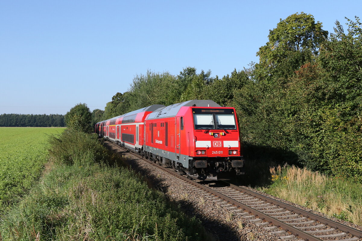 245 011 am 3. September 2021 bei Hrlkofen.