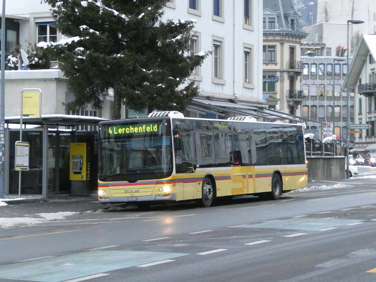 (245'265) - STI Thun - Nr. 129/BE 800'129 - MAN am 23. Januar 2023 in Thun, Guisanplatz