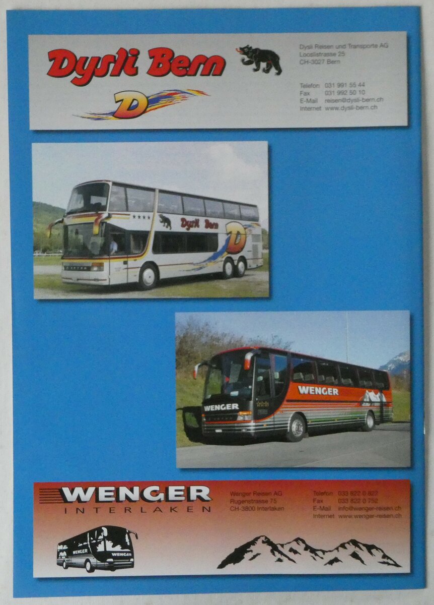 (245'309) - Dysli/Wenger 2006 am 23. Januar 2023 in Thun (Rckseite)