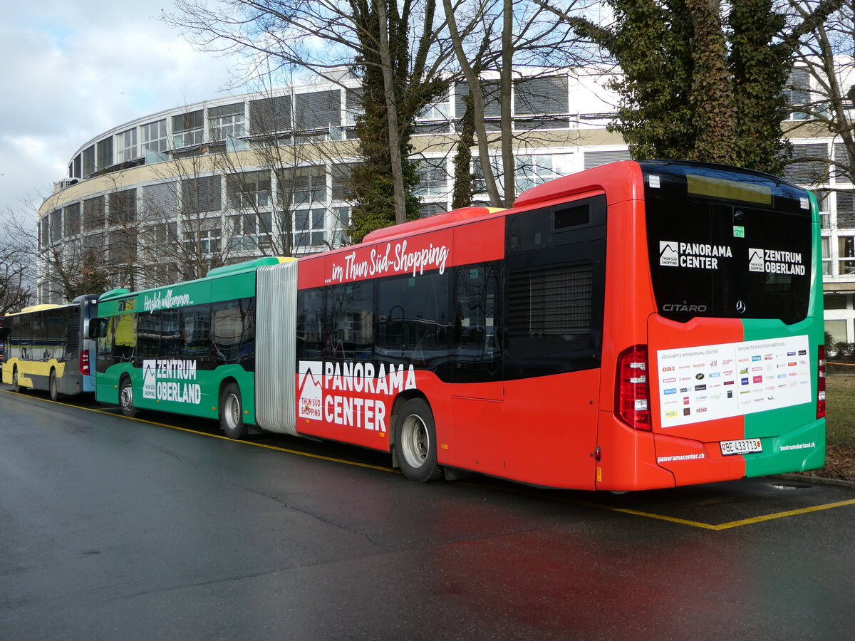 (245'843) - STI Thun - Nr. 713/BE 433'713 - Mercedes am 6. Februar 2023 bei der Schifflndte Thun