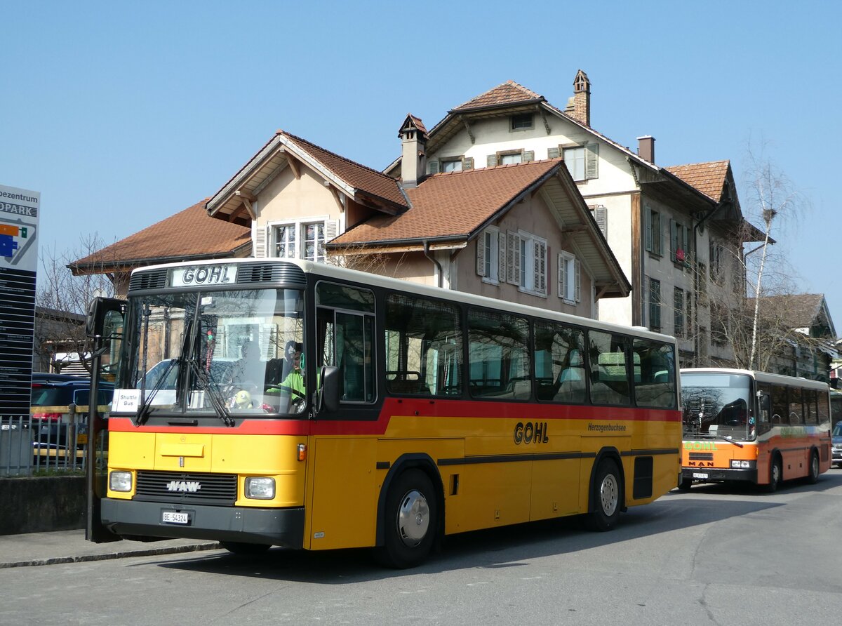 (246'885) - Gohl, Herzogenbuchsee - Nr. 11/BE 54'324 - NAW/Hess (ex Flury, Balm/PID 1653; ex Steiner, Altbron Nr. 11) am 5. Mrz 2023 in Thun, Expo