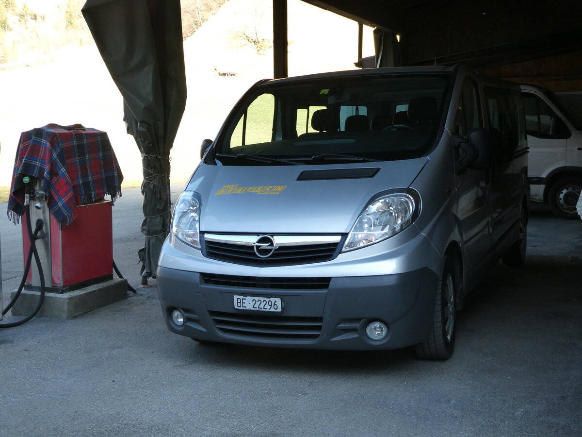 (246'903) - Gertsch, Stechelberg - BE 22'296 - Opel am 5. März 2023 in Stechelberg, Garage