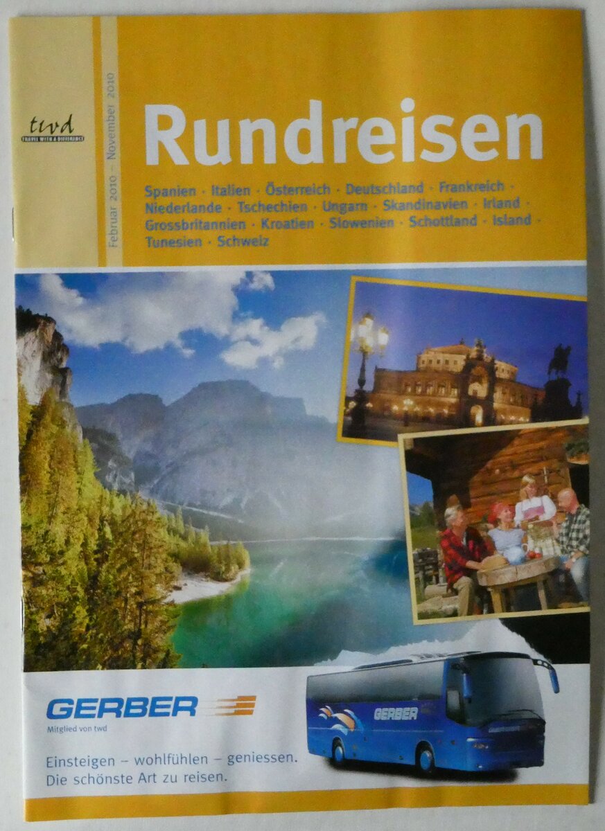 (247'157) - Gerber-Rundreisen 2010 am 12. Mrz 2023 in Thun