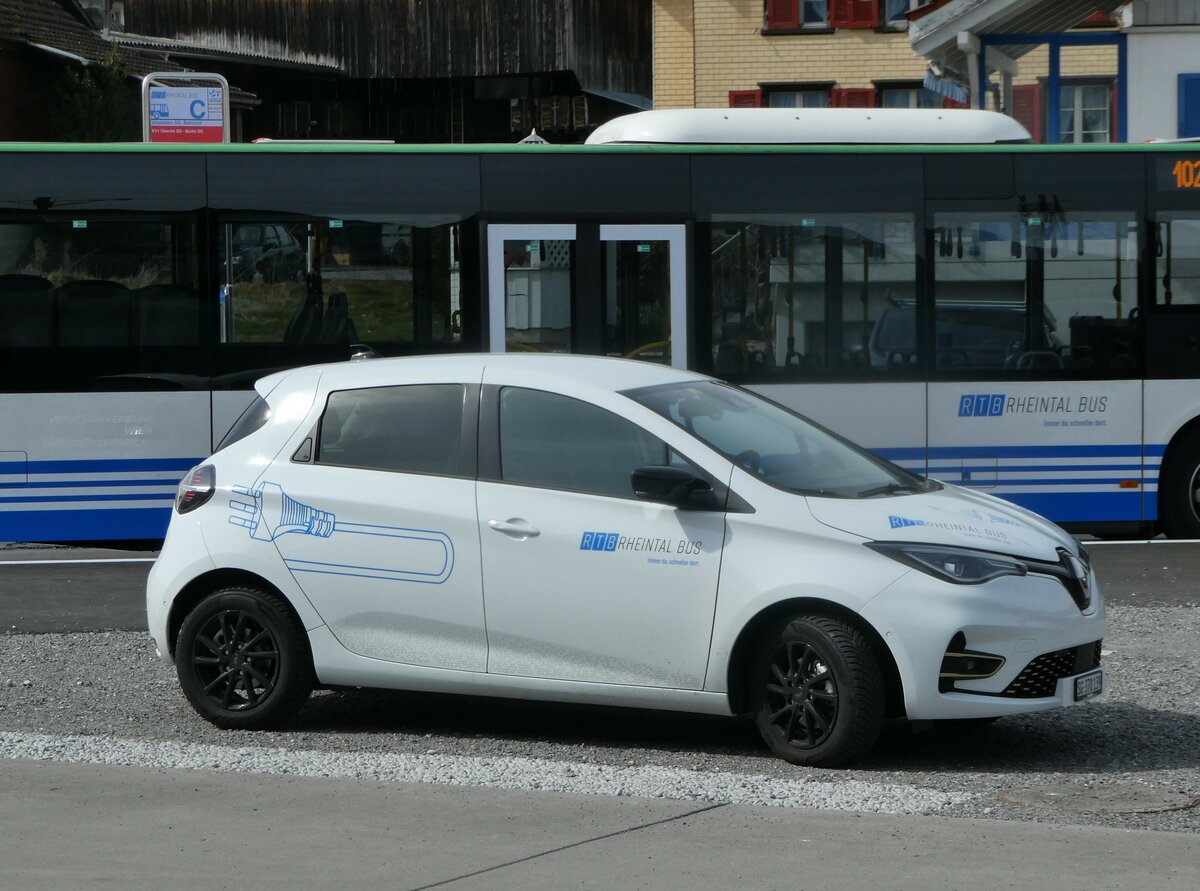 (247'323) - RTB Altsttten - Nr. 134/SG 370'139 - Renault am 17. Mrz 2023 beim Bahnhof Altsttten