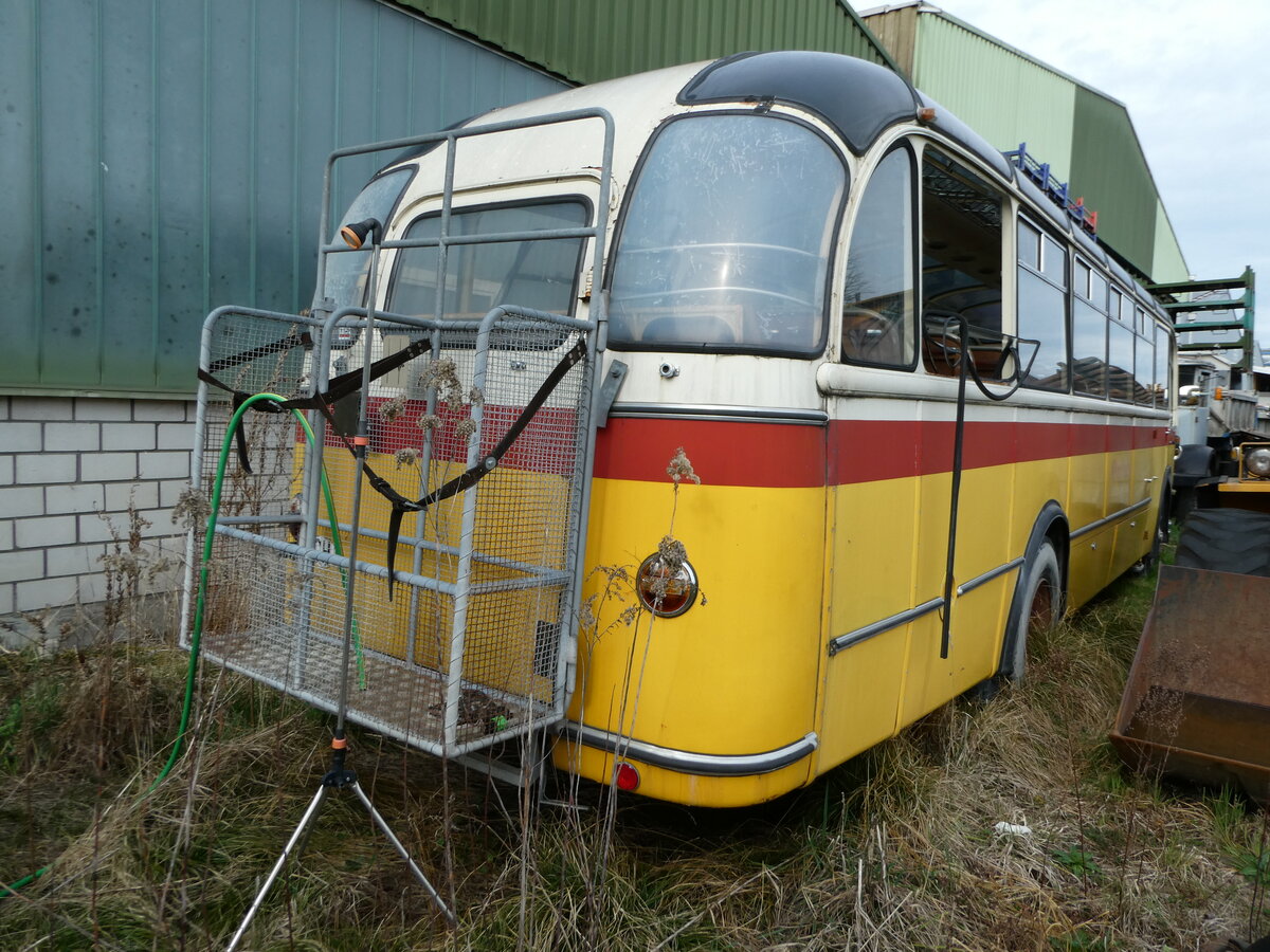 (247'530) - Kobelt, Marbach - FBW/Eggli (ex Gmnder, Weissbad; ex P 24'024; ex P 21'524) am 21. Mrz 2023 in Marbach, Kobelt Nutzfahrzeuge