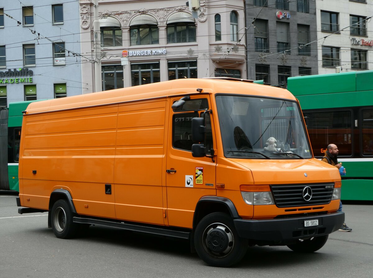 (247'837) - BVB Basel - Nr. 2840/BS 5812 - Mercedes am 30. Mrz 2023 beim Bahnhof Basel