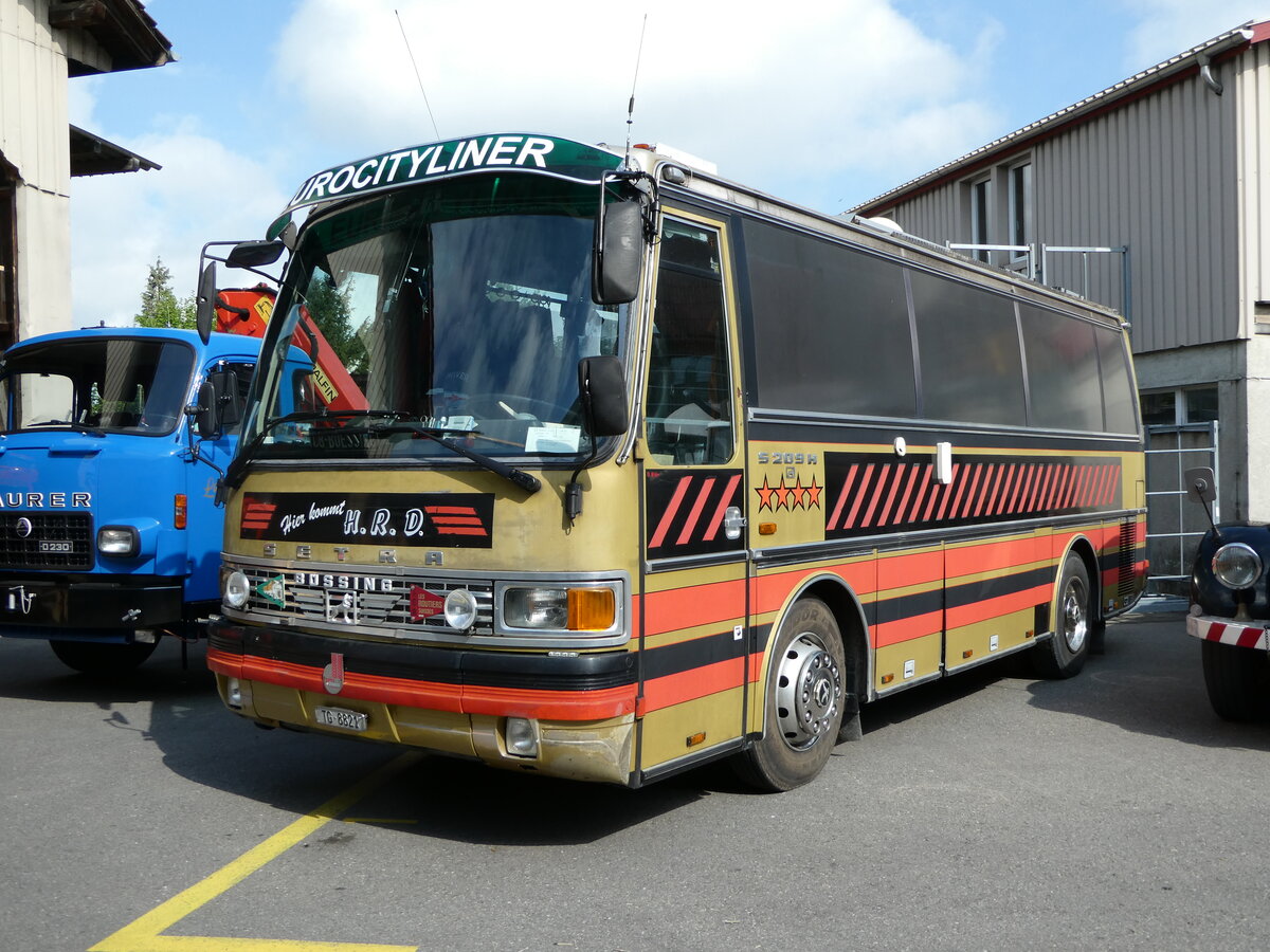 (249'703) - Dasen, Bischofszell - TG 8821 - Setra (ex Reichlin, Goldau) am 6. Mai 2023 in Attikon, Wegmller