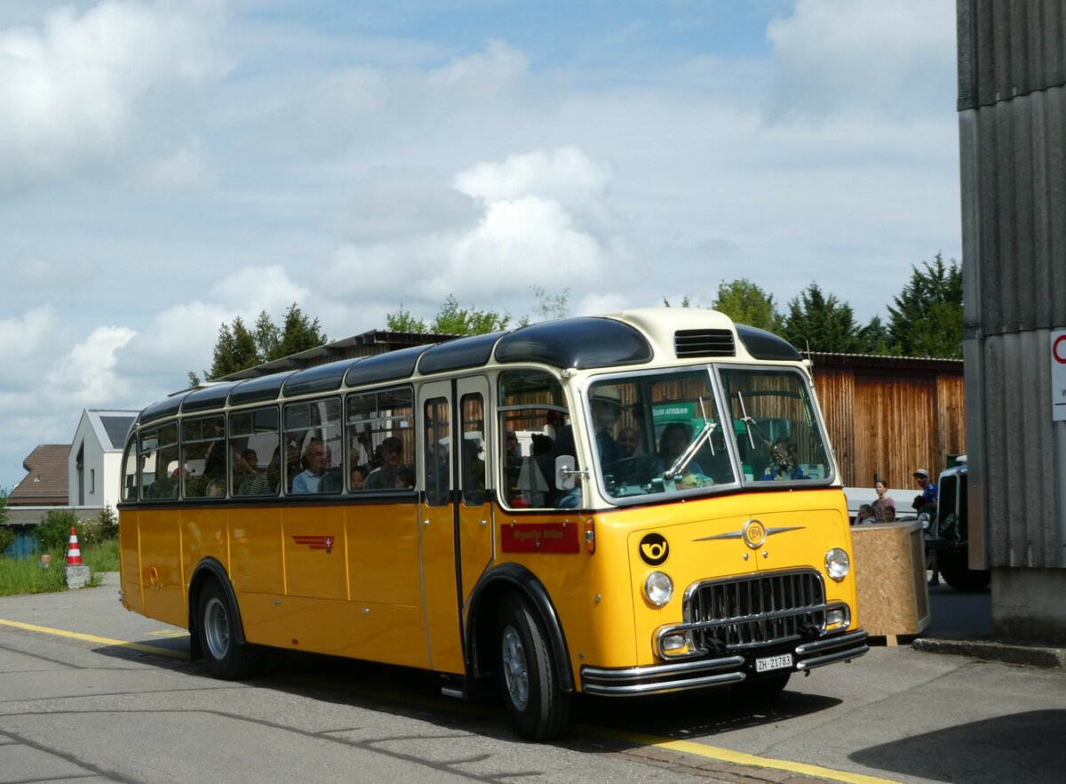 (249'755) - Wegmller, Attikon - ZH 21'783 - FBW/Gangloff (ex 24'037; ex P 21'537) am 6. Mai 2023 in Attikon, Wegmller