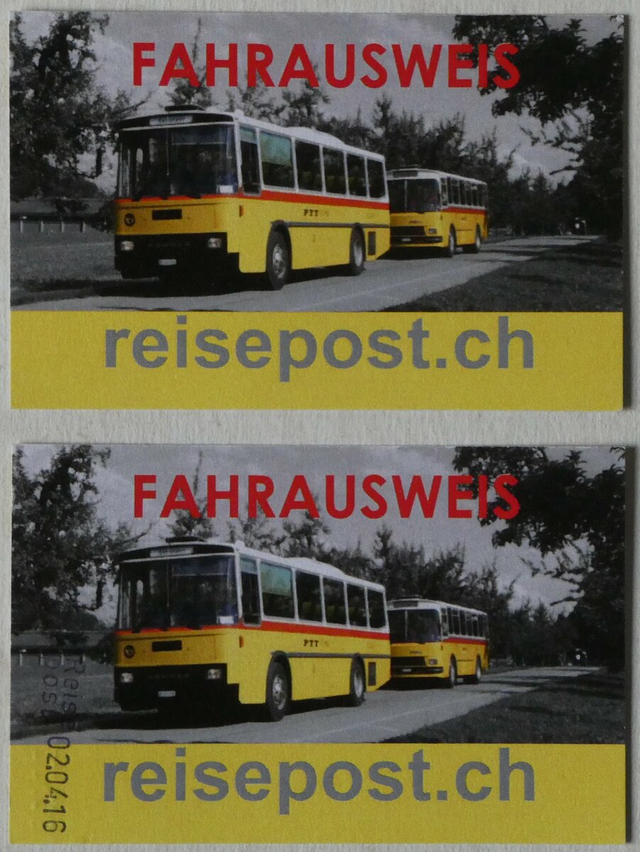 (250'419) - Reisepost-Fahrausweise am 25. Mai 2023 in Thun (Vorderseite)