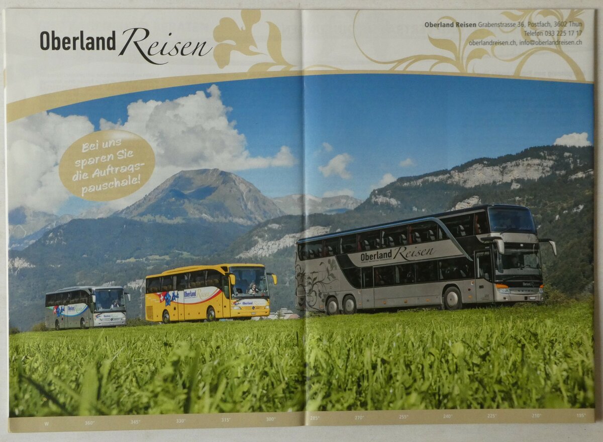 (250'670) - Oberland Reisen - 2019 am 28. Mai 2023 in Thun (Rckseite)