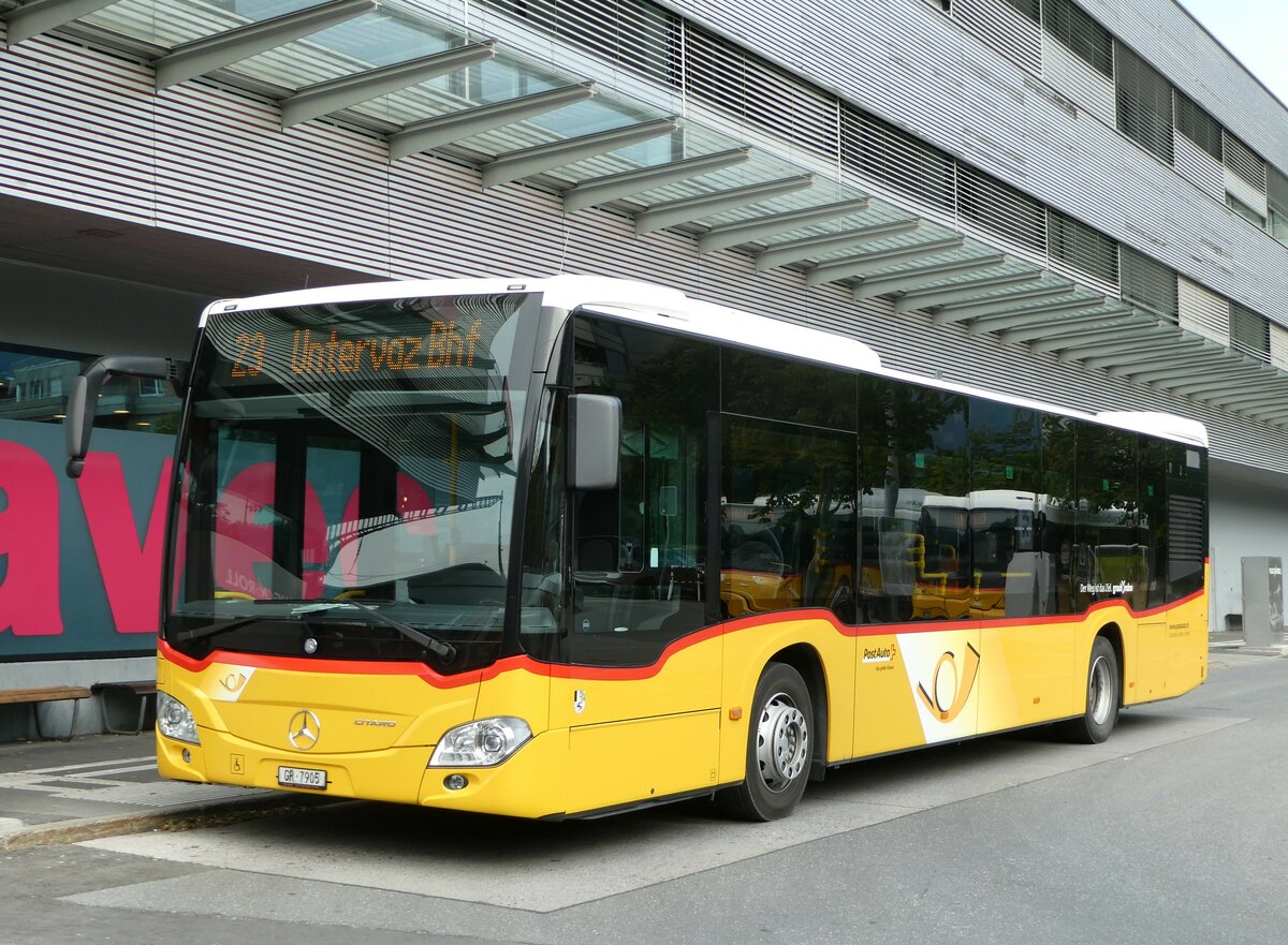 (250'735) - Dnser, Trimmis - GR 7905/PID 11'448 - Mercedes am 30. Mai 2023 beim Bahnhof Landquart