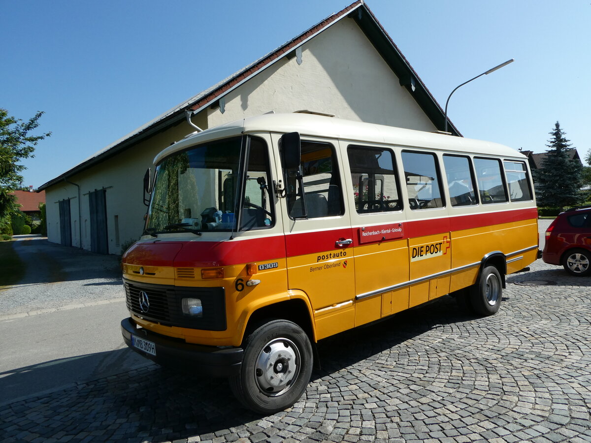 (250'928) - Hahn, Mnchen - Nr. 6/M-MB 309H - Mercedes (ex Mller, CH-Ennetmoos Nr. 6; ex Portenier, CH-Adelboden Nr. 6; ex Geiger, CH-Adelboden Nr. 6) am 4. Juni 2023 in Rottersdorf, Vilstalter Hof