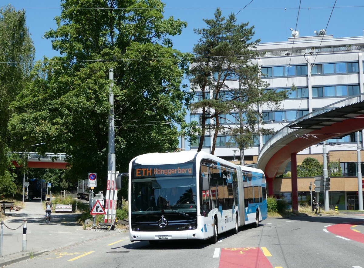 (251'449) - Welti-Furrer, Bassersdorf - Nr. 77/ZH 27'124 - Mercedes am 13. Juni 2023 in Zrich, Bucheggplatz