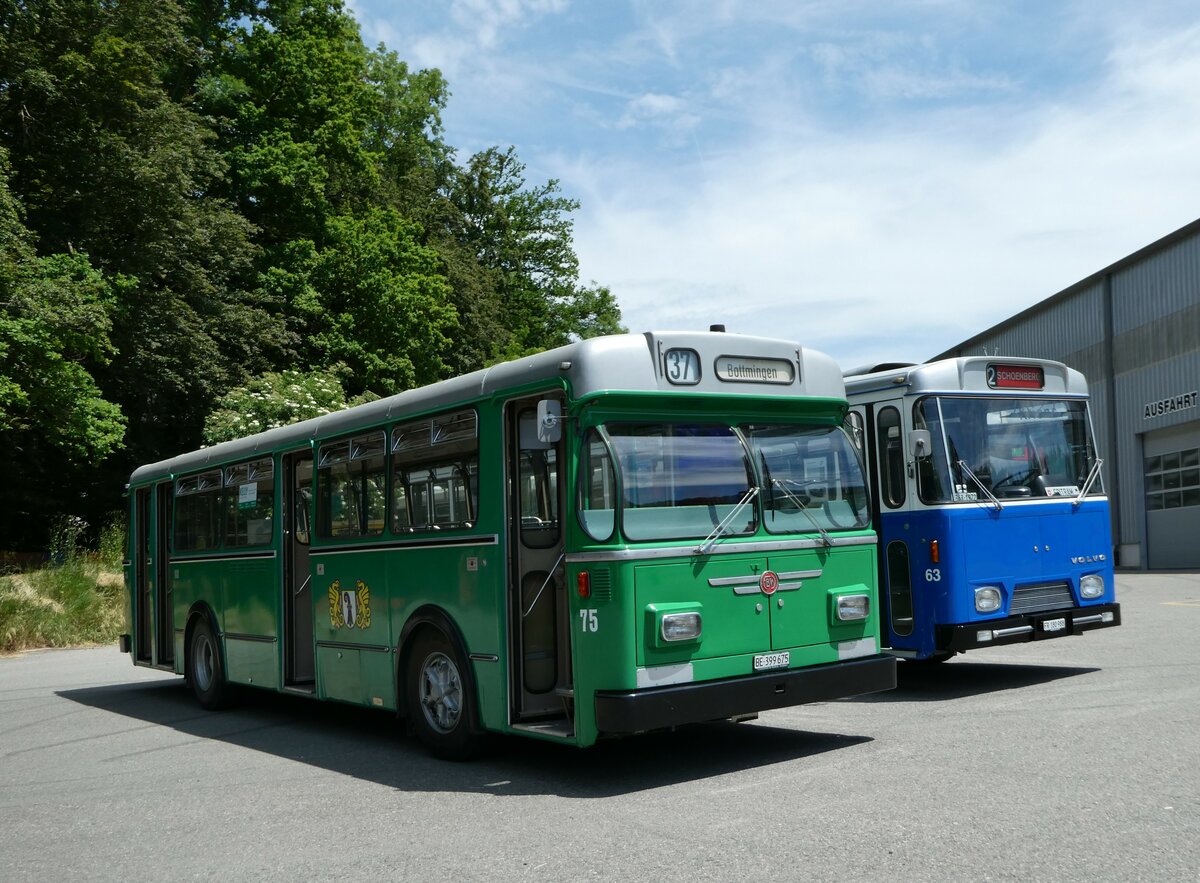 (251'691) - BVB Basel (RWB) - Nr. 75/BE 399'675 - FBW/FHS am 18. Juni 2023 in Burgdorf, kihof Ziegelgut