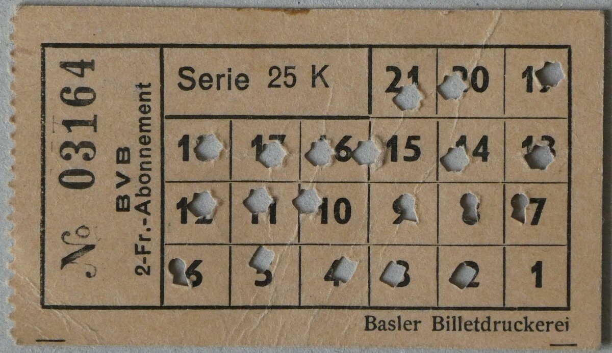 (253'775) - BVB-Abonnement am 13. August 2023 in Thun